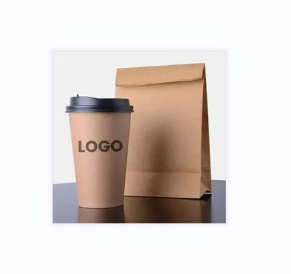 8oz Kraft Paper Drink Container Brown Coffee Disposable Paper Cups Single Wall