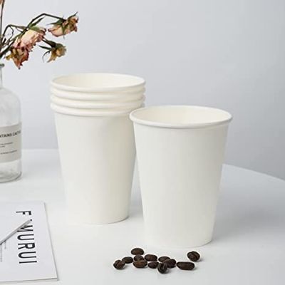 Disposable 8OZ 250ML Single Wall Paper Cups In Office, Cafe, Restaurant