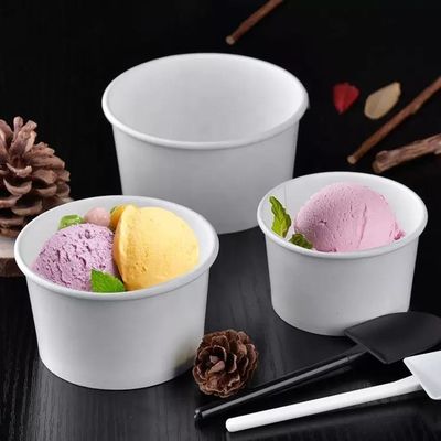 12 oz Disposable Dessert Soup Bowls Party Supplies Paper Ice Cream Cup Bowls For Ice Cream, Soup, Frozen Yogurt