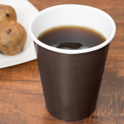 White Paper Coffee Cup Espresso Cups Hot/Cold Beverage Drinki Cold Beverage Black 26oz Recyclable Disposable Paper Cups