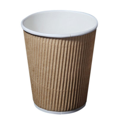 PE Coated Grease Resistant 12oz Disposable Hot Tea Cups