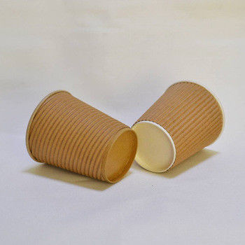 Customized Design Microwavable Kraft Paper Cup Hot Paper Coffee Cups For Tea/Coffee/Soda