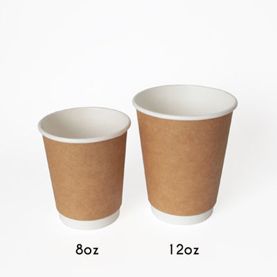 Restaurant Single PE 16oz Biodegradable Kraft Paper Cups