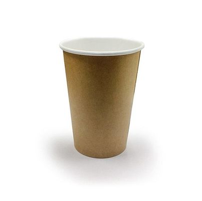 Eco Friendly Double PE Coating Kraft Disposable Paper Coffee Cups