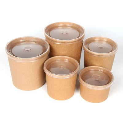 8oz 12oz 16oz 26oz 32oz Takeaway Disposable Kraft Paper Bowls