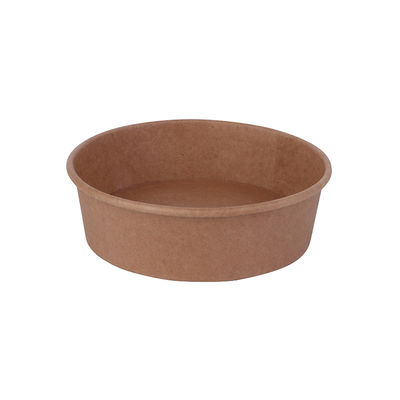 China Round Biodegradable Disposable Paper Bowl For Restaurant