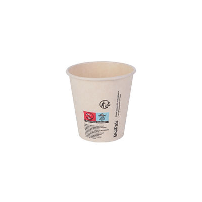 Custom Made Disposable Milk Cups Thickened White Packaged Coffee Cups