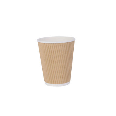 Custom Made Disposable Milk Cups Thickened White Packaged Coffee Cups