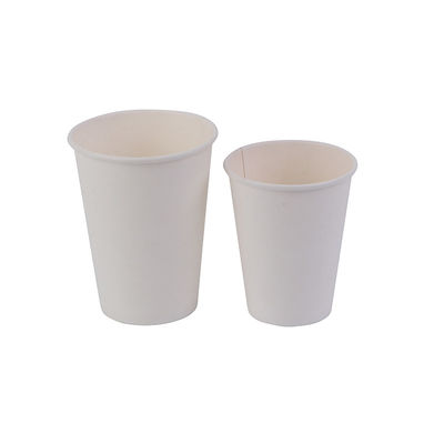 Custom Made Disposable Milk Cups Thickened White Packaged Coffee Cups