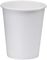 Hot / Cold Beverage Drinking Disposable Paper Cups 6oz For Water Juice Coffee Tea