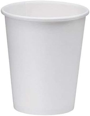 Hot / Cold Beverage Drinking Disposable Paper Cups 6oz For Water Juice Coffee Tea