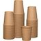 8oz Kraft Paper Drink Container Brown Coffee Disposable Paper Cups Single Wall