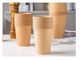 12oz Kraft Hot Coffee Paper Cup 350ml Matcha Insulated Boba Cup Single Wall