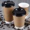 Customized Take Away Hot Coffee Disposable Paper Cups Double Wall 380ml