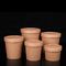 Factory Custom Logo PE PLA Coated Brown Hot Soup Containers And Grease Resistant Disposable Kraft Paper Soup Bowl