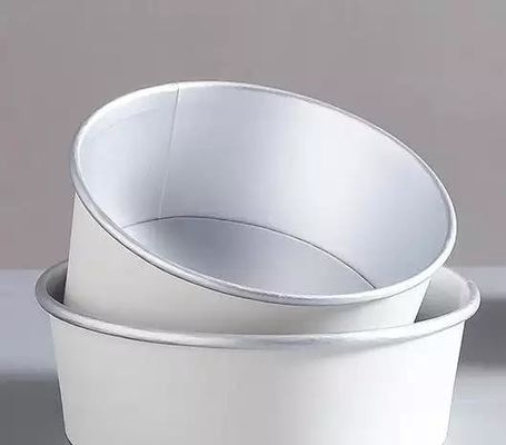 1235ml Aluminum Foil Paper Bowl With Lid Insulated Leak Proof Paper Bowl