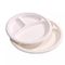 Biodegradable Disposable Bagasse Three Compartment Paper Plates