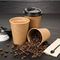 Bio-Degradable PE Coating Takeaway kraft Paper Cups For Hot/Cold Drinking