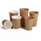 Eco Friendly Double PE Coating Kraft Disposable Paper Coffee Cups