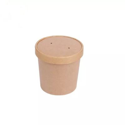 Paper Soup Bowl Factory Manufacture Various 12oz Brown Kraft Paper Soup Cup Paper Bowl Packing