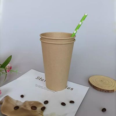 Optional Specifications Hot Drink Flexo Printing Biodegradable Kraft Paper Cups