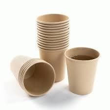 Desserts Flexo Printing 32oz Biodegradable Kraft Paper Hot Coffee Cups