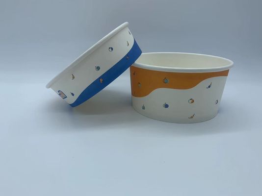 Customized Cheap Hot Insulated Double PE 28oz Recyclable Paper Bowls