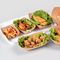 Food Grade Greaseproof Snack Packaging Disposable Paper Tray Eco Friendly Brown Food 7oz Kraft Paper Bowls