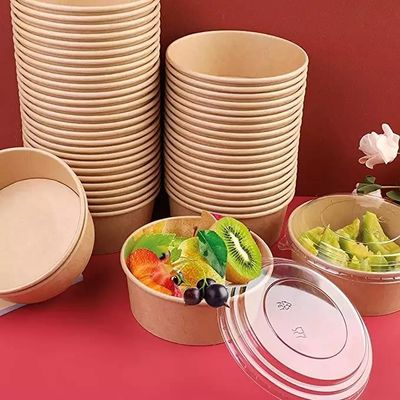 Manufacturers Selling Various Specifications 18oz Disposable Personalized Salad Hot Soup Paper Bowl