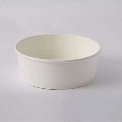 24oz White Heavy Duty Containers Food Storage Containers With Vented Lids Paper Bowl