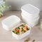 48oz Biodegradable Brown Fast Food Paper Bowls Custom Recyclable Disposable Kraft White Paper Salad Bowls