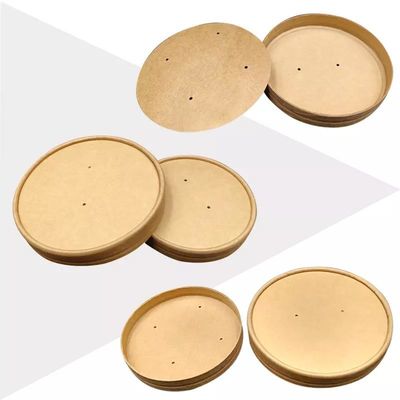 Customized Biodegradable Kraft Paper Soup Cup Food Packaging