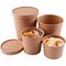 Customized Biodegradable Kraft Paper Soup Cup Food Packaging
