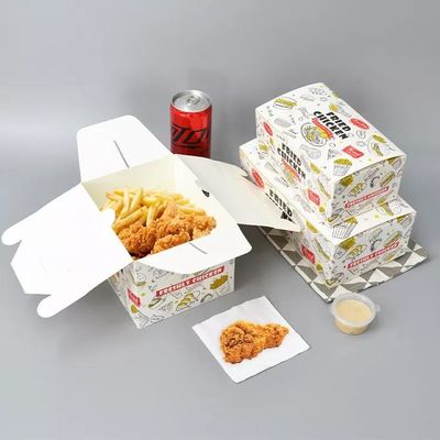 Kfc Fried Chicken Takeaway Custom Paper Box Fast Food Packaging