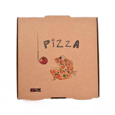 Pizza Package Carton Square Custom Paper Box Custom Logo Printed