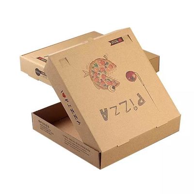 Custom Pizza Corrugated Paper Box 12in With Logo