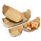 Food Grade Greaseproof Snack Packaging Disposable Paper Tray Eco Friendly Brown Food 7oz Kraft Paper Bowls