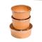 Top Sale Food Container Kraft Salad Paper Bowl Throwaway Greaseproof Soup 26oz Recyclable Paper Bowls
