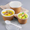Recyclable PLA Coated 1000ml Disposable Paper Bowl