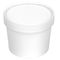 Eco Friendly PE Coated 44oz White Disposable Food Packing Containers