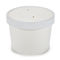Wholesale Disposable Ice Cream Container Printing Take Away 8oz White Paper Bowls