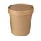 Kraft PE Coating Disposable Bio-Degradable Paper Coffee Cups For Hot Drinking