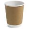 10oz Brown Disposable Biodegradable Kraft Paper Cups Coffee, Juice, Milk, Tea Container