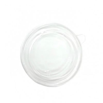 Dia 11.5cm 500ml Disposable Paper Bowl With Clear OPS Lid For Restaurant