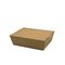 Disposable Paper Take Out Food Containers Microwaveble Folding Natural Kraft Boxes