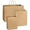 Recyclable kraft Paper Bag With Twisted Handle Reusable Shopping Paper Bags