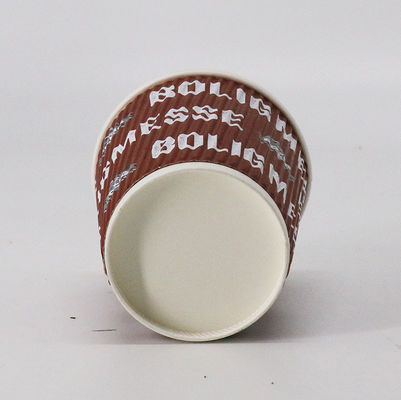 Factory Price Cheap Disposable Hot Drink Ripple Away Water Coffee Paper Cups