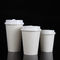 PE Coating Disposable Coffee Paper Cups With Lid For Hot Drinking