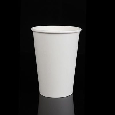 PE Coating Coffee Disposable Paper Cups With Lid For Hot Drinking