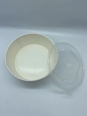 750ml PE Coating Single Wall Convenient Disposable Paper Salad Bowl